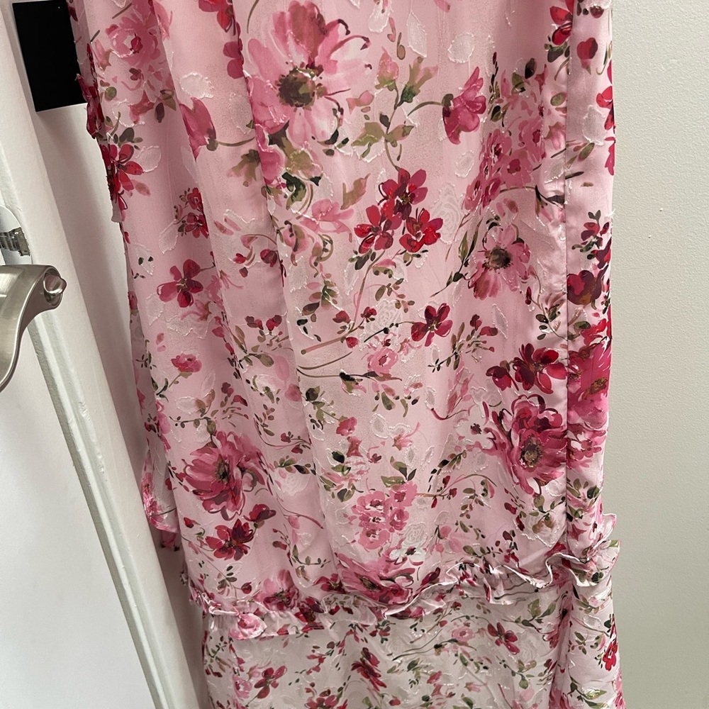 Lulu's Pink Maxi Dress with Elegant Flow - Picture 7 of 9